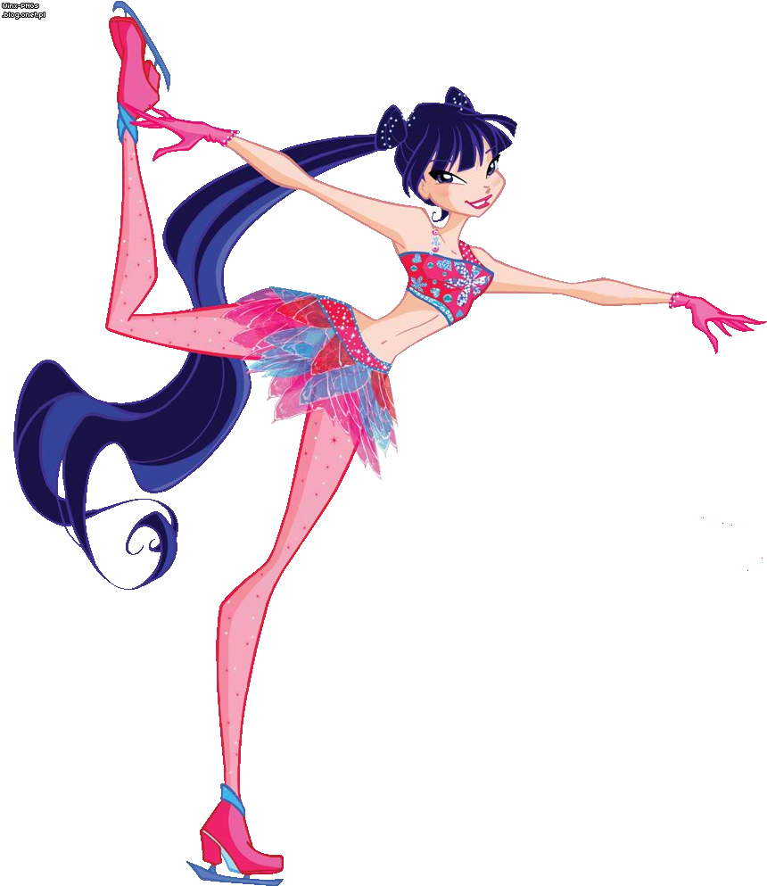 Musa Ice Skating - Winx Club Ice Skating (871x1004)
