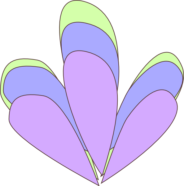 Petal Flower Clip Art Pic 17 - Clip Art (594x600)