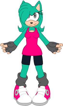 Tia The Hedgehog By Otakuchicky1 - Cartoon (298x450)