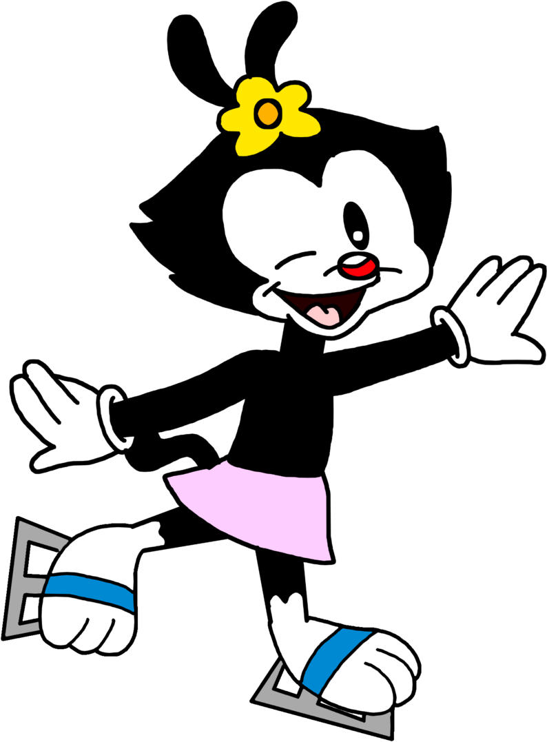 Dot Doing Ice Skating By Marcospower1996 Dot Doing - Cartoon (1600x1600)