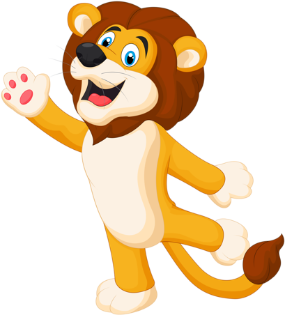 Emoticon, Smileys, Clip Art, Animals, Smiley, Illustrations - Lion Cartoon Standing Up (478x500)