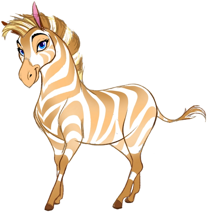 Dhahabu - Lion Guard Golden Zebra (709x724)