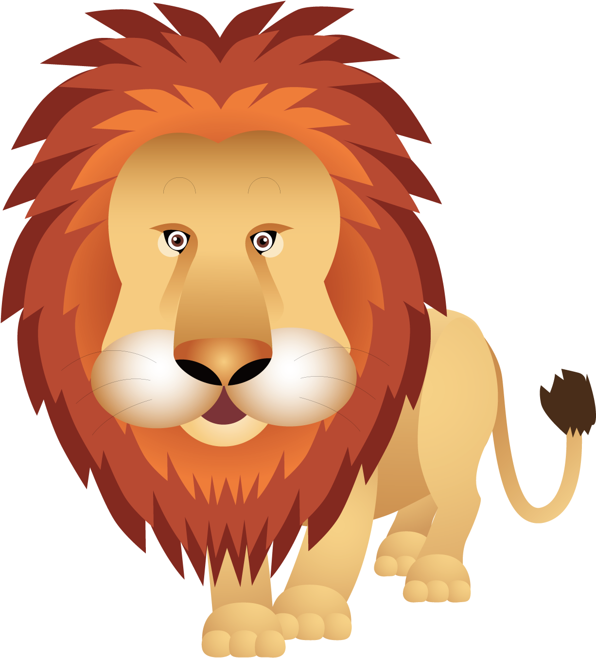 Lion Felidae Cougar Tiger Clip Art - Lion Felidae Cougar Tiger Clip Art (1500x1501)