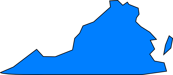 Tallwood Students React To Recent State Election - Virginia Map Clip Art (600x261)