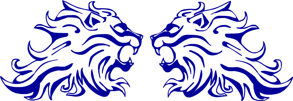 Lion Head Crests By Ryutehryu - Lion Head Crests By Ryutehryu (957x332)
