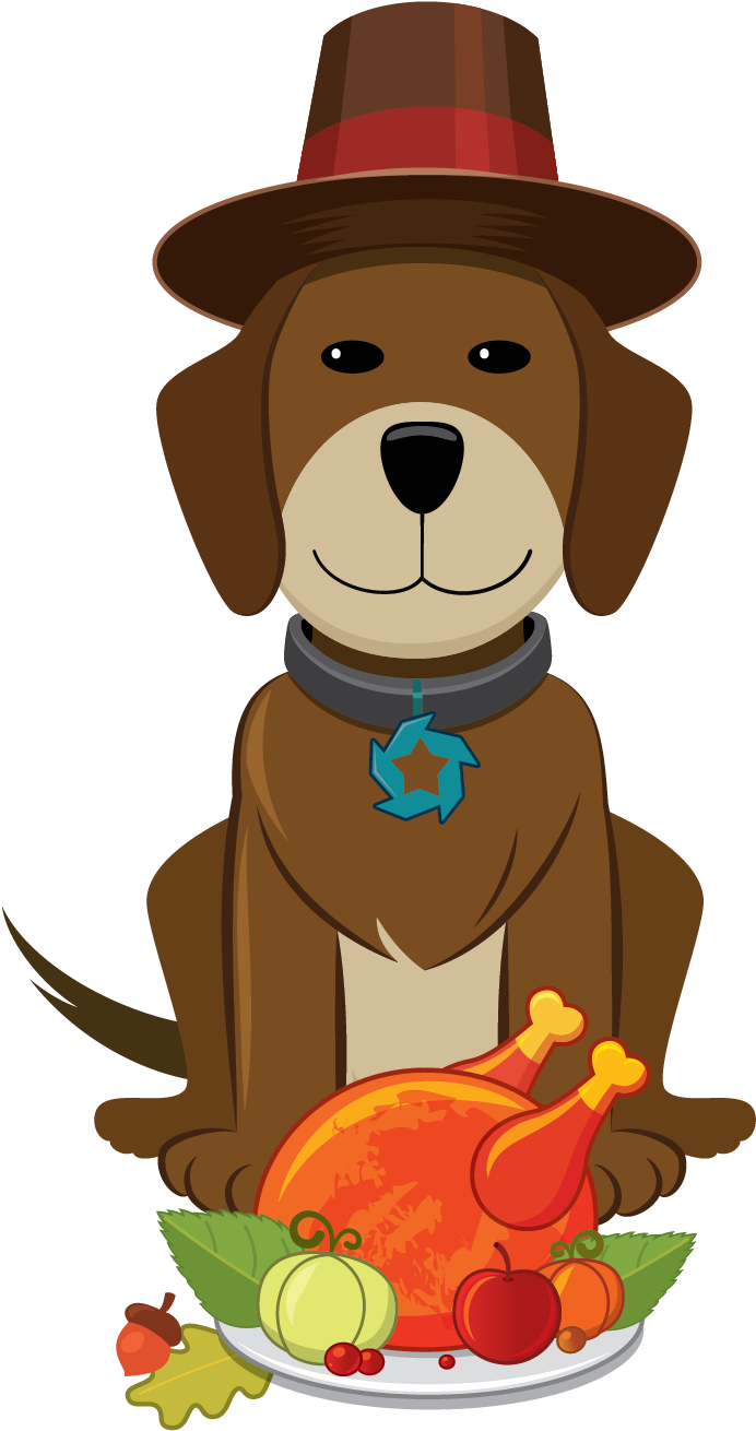 Dog Thanksgiving Clipart - Thanksgiving Day (1188x1789)