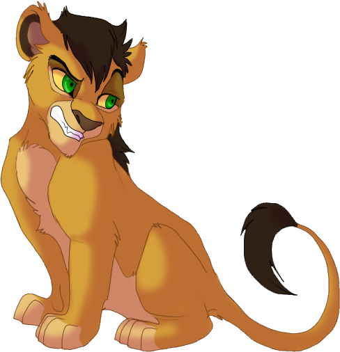 Ahadi Cub By Kitchiki - Ahadi Lion King Cub (545x556)