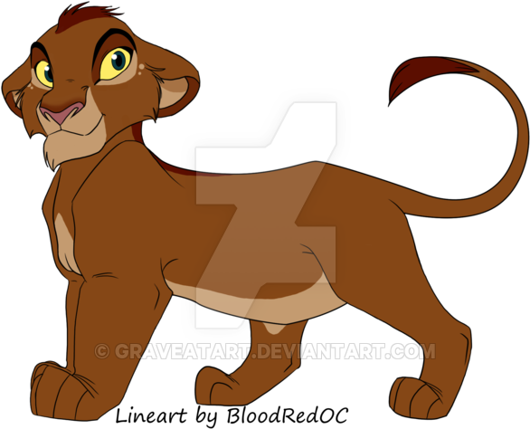 Muuaji As Cub By Graveatart - Cartoon (600x484)