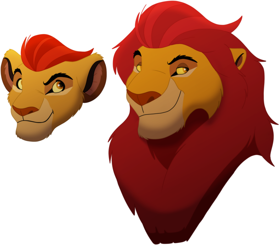 Kion Cub Vs Adult By Lionobsession - Lion King Nala's Father (940x850)