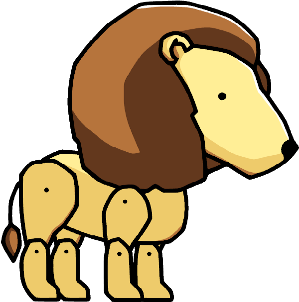 Lion - Scribblenauts Big Cat (612x622)