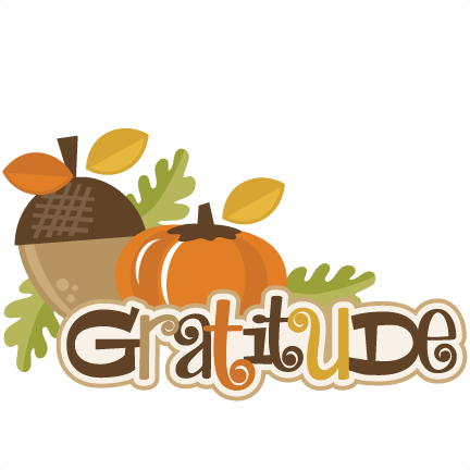 Thanksgiving Quote Clipart - Gratitude Clip Art (432x432)