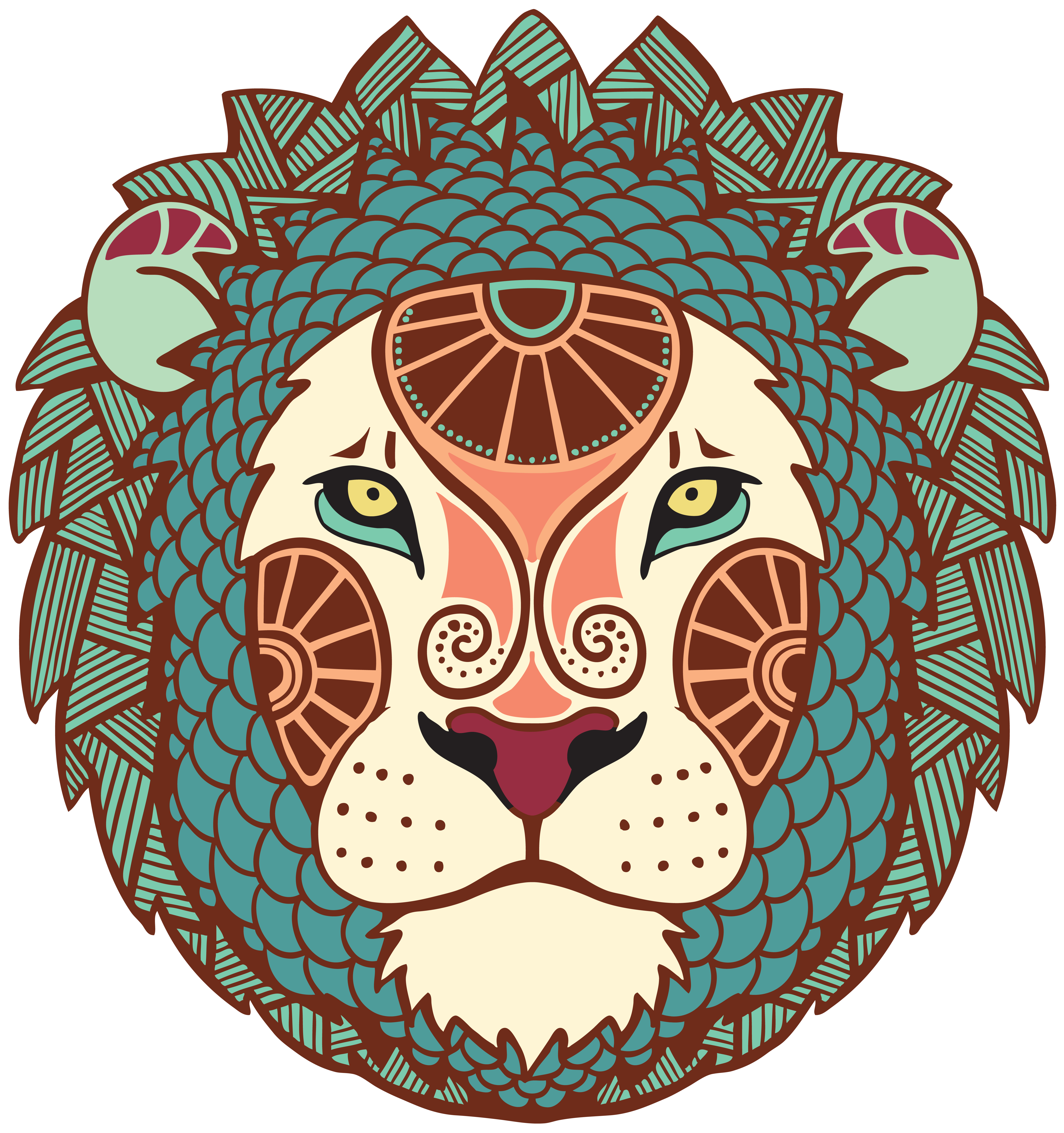 Lion Head By Artbeautifulcloth Lion Head By Artbeautifulcloth - Lion Head Png (4965x5288)