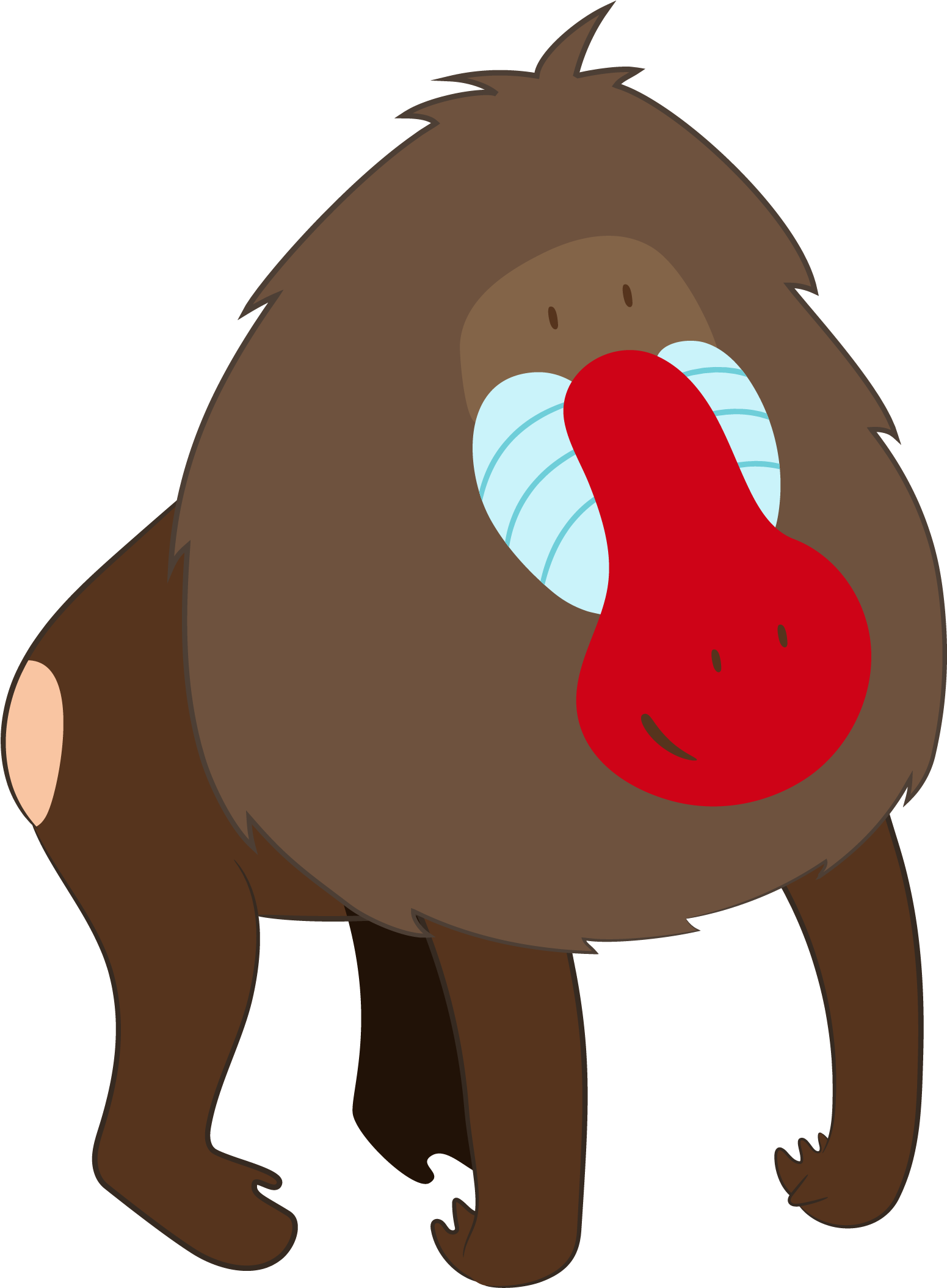 Lion Baboons Gorilla - Baboons (1582x2108)