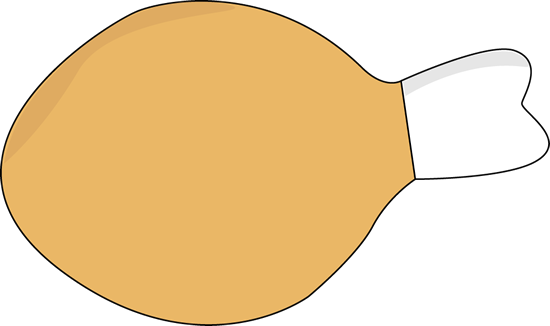 Turkey Leg Clip Art - Cooked Turkey Clip Art (550x326)