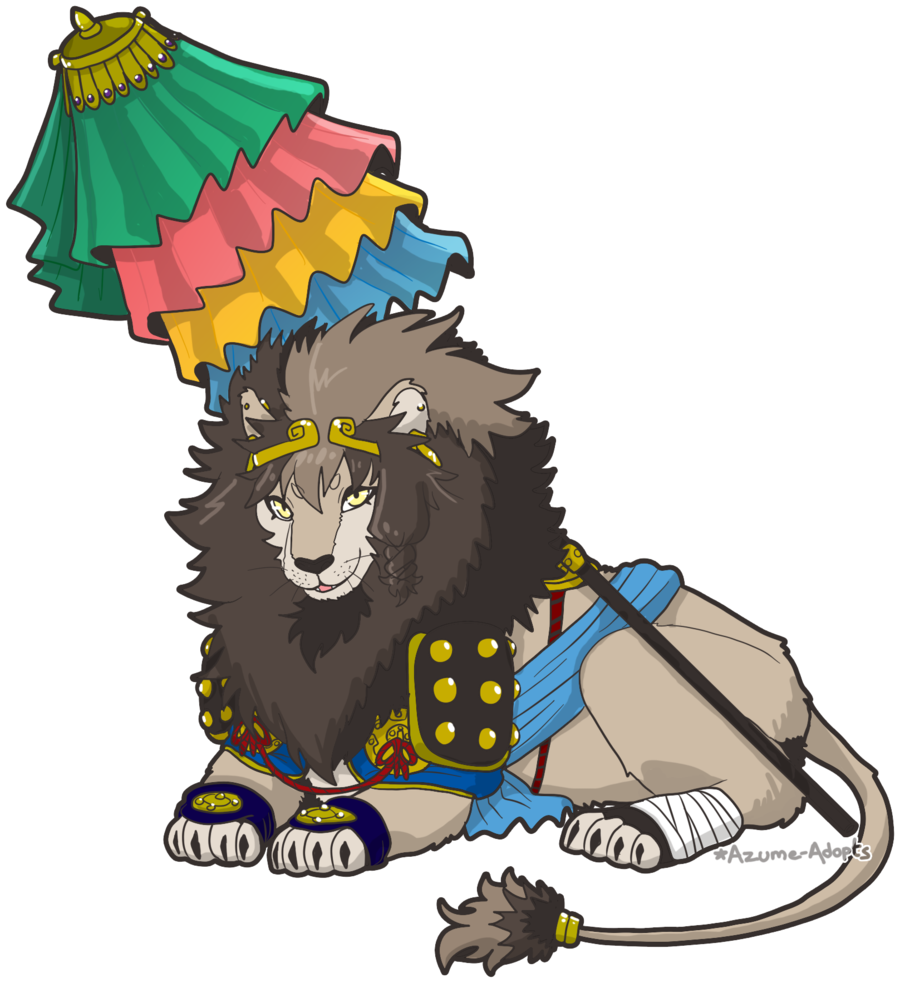 Animal Form Lion Of Victory For Valtrix - Lion (900x983)