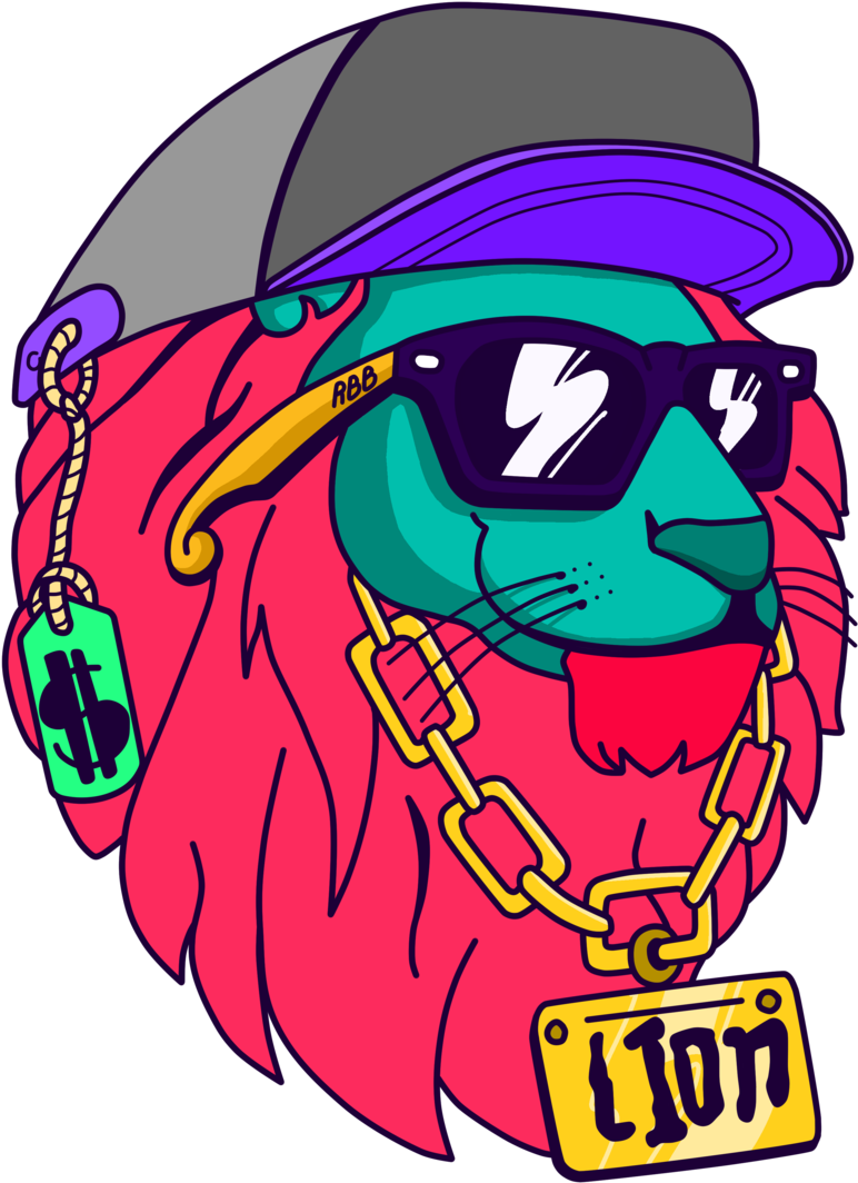Young Lion Swag By Rubenborges - Swag Cartoon Png (900x1200)