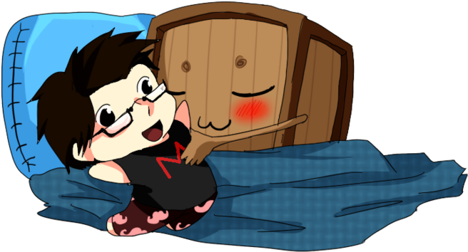 Sleeping Tiny Box Tim By Sh178 On Deviantart - Cartoon (1024x641)