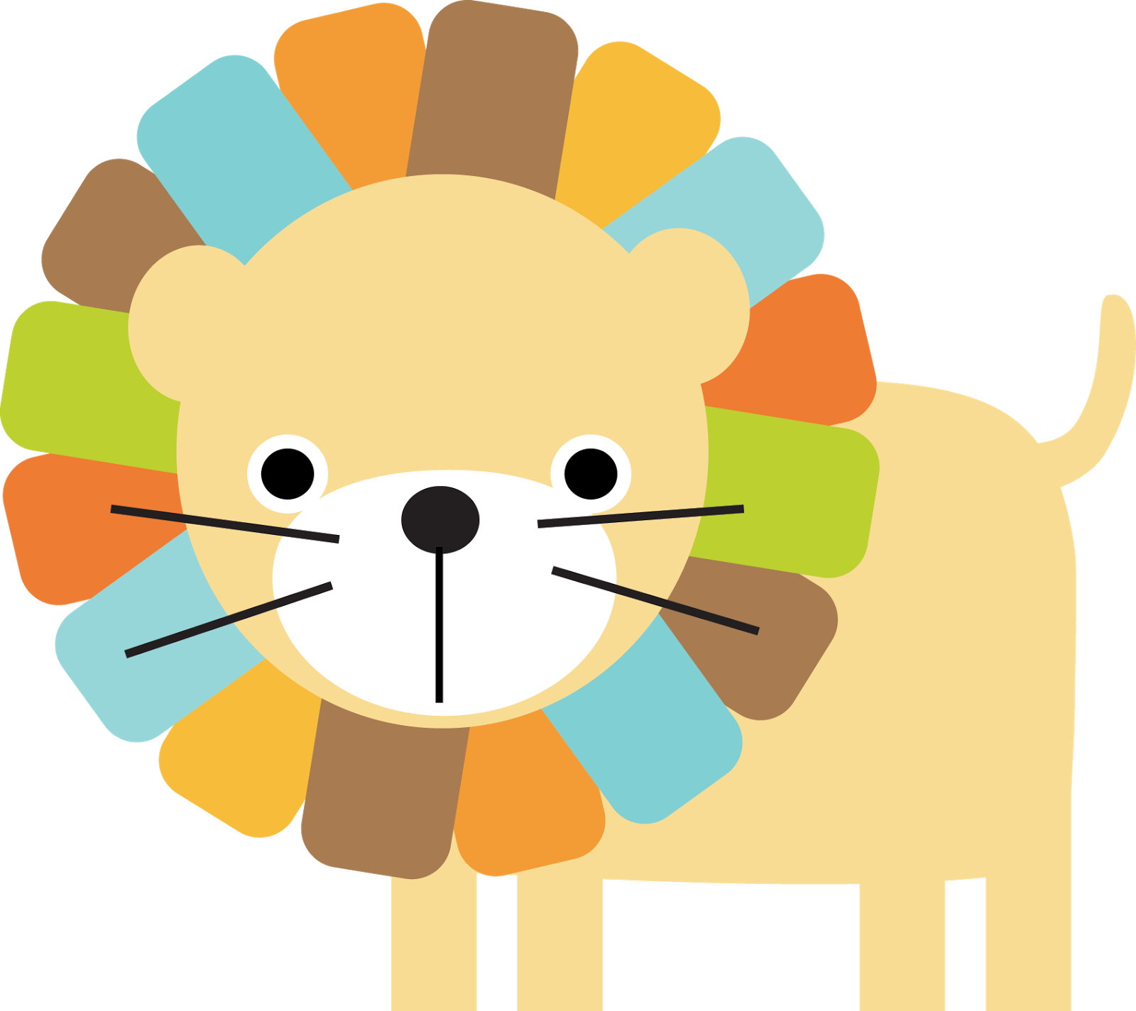 Giggle And Print - Animales Para Baby Shower (1600x1425)