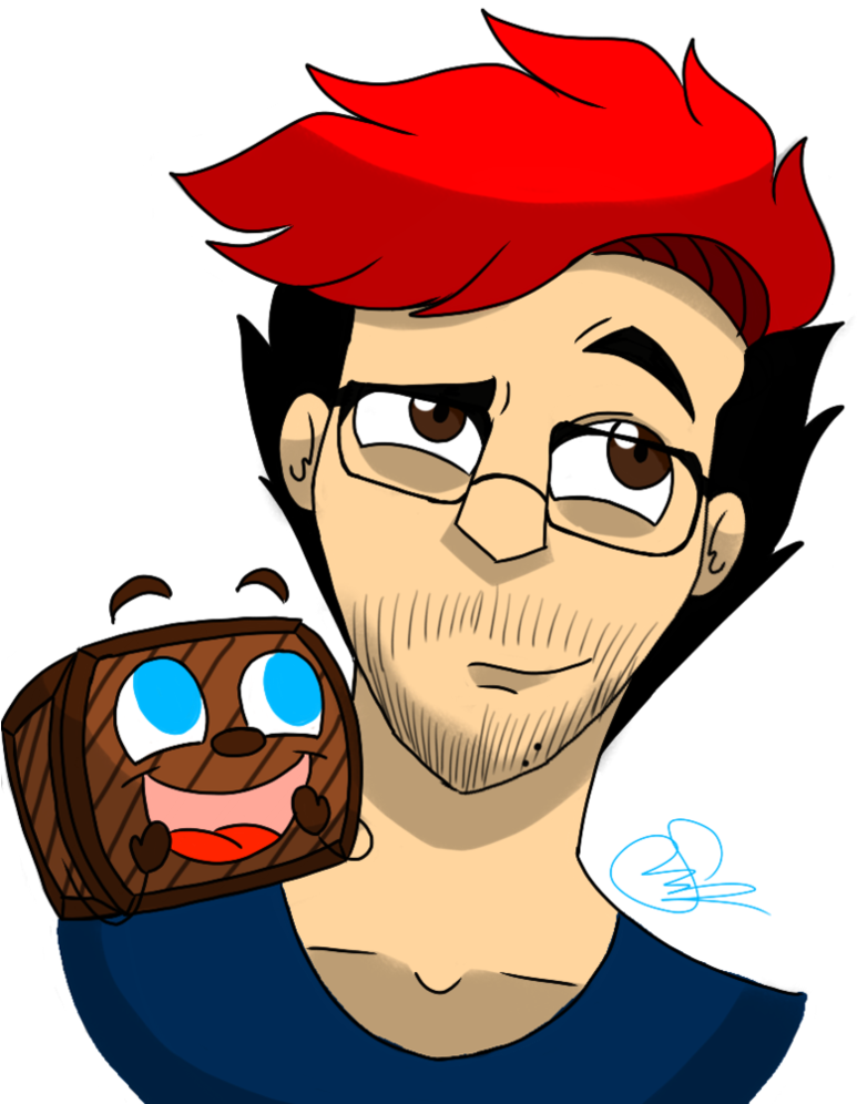 Mark And Tiny Box Tim By Rocker2point0 - Cartoon (793x1007)