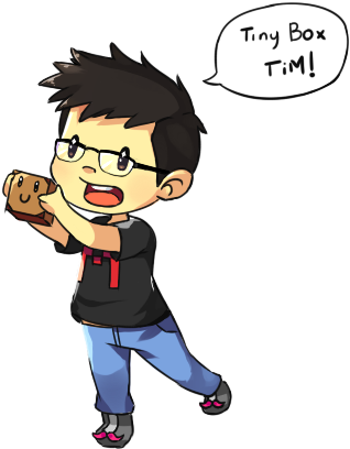 This Darn Thing Took Me All Day, But I Loved This Idea - Tiny Box Tim And Mark (353x448)