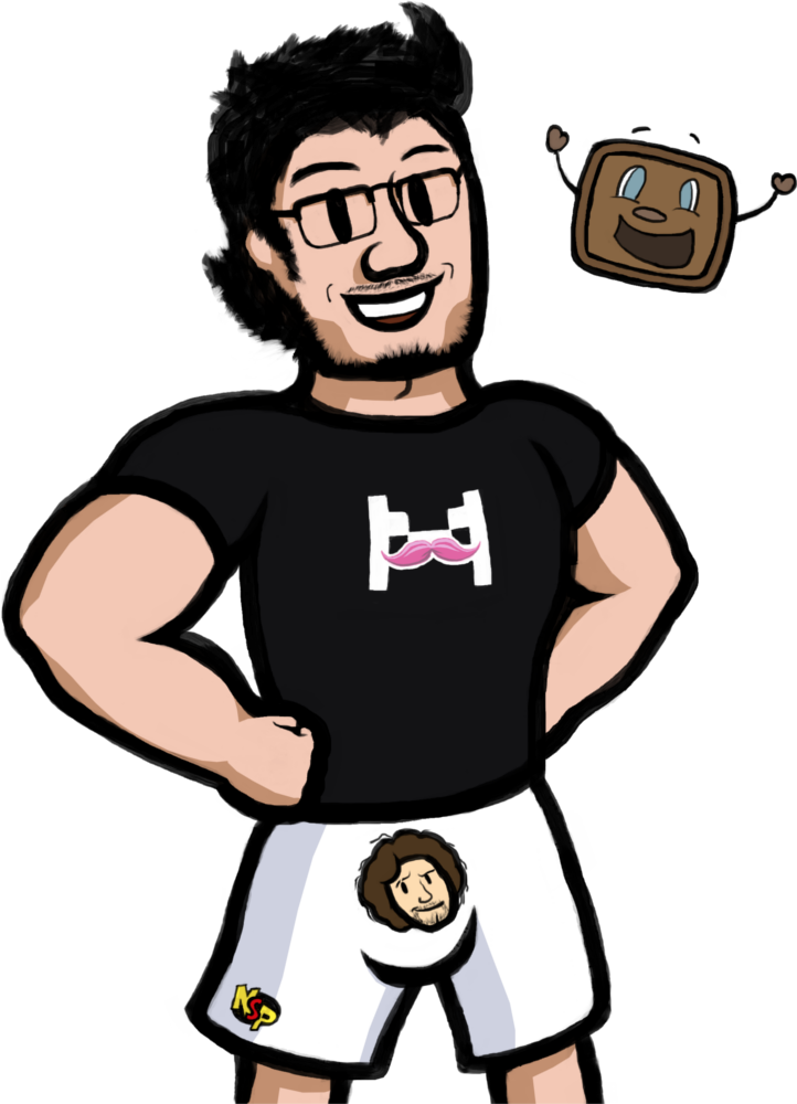 Markiplier And Tiny Box Tim By Thelimomon - Markiplier (722x1000)
