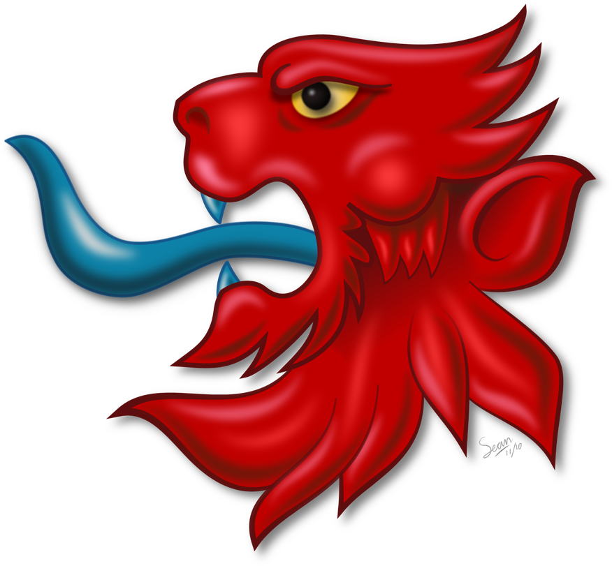 Every Part Of It Is Made As A Vector, Meaning It Can - British Railways Lion (900x821)