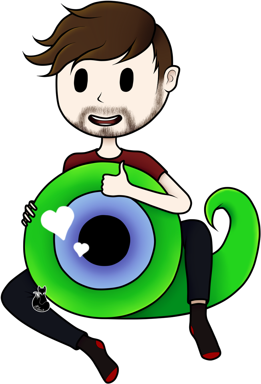 Jackspeticeye Markiplier Septiceye Sam Tiny Box Tim - Cartoon (994x1440)