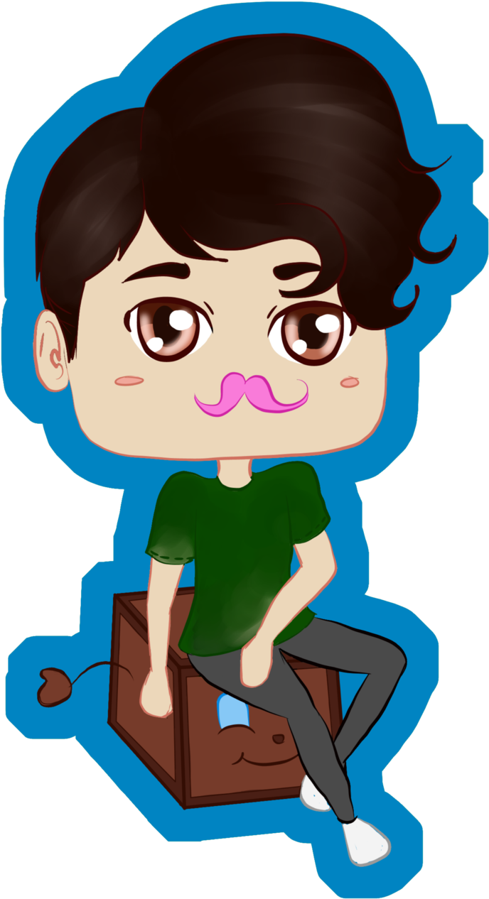 Markiplier Mark Markiplier Art Artwork Tinyboxtim Tiny - Cartoon (1280x1280)