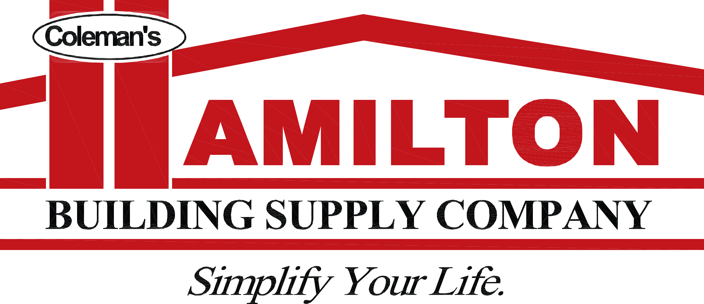Hamilton Building Supply Logo - Sign (2238x968)
