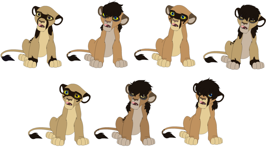 Outlander Cubs 2 By Tawny-lions - Cartoon (900x497)
