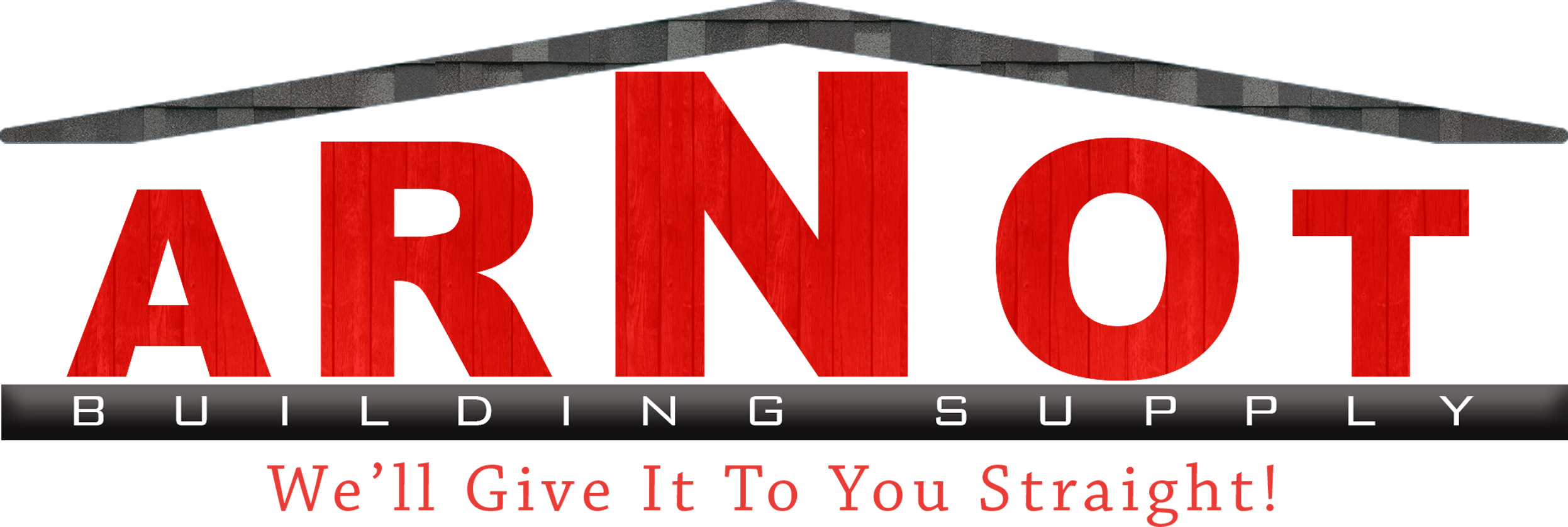 Arnot Building Supply Logo - Building (2493x838)