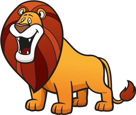 Clipart Sevimli Aslan - Sevimli Aslan Png (458x440)