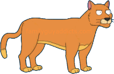 Predatory Mountain Lion - Mountain Lion Family Guy (483x324)