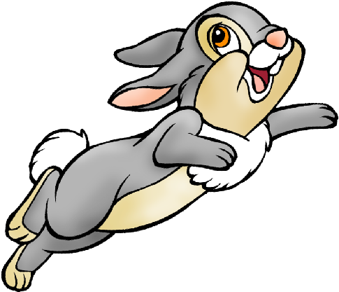 Bambi Clipart Rabit Pencil And In Color Bambi Clipart - Thumper Clipart (500x500)