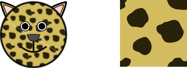 Free Vector Panther Head Clip Art - Face Clip Art (600x219)