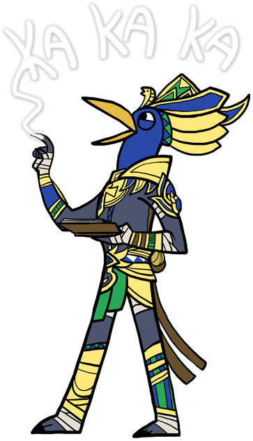 Ka Ka Ka By Zennore - Smite Chibi Thoth (500x707)