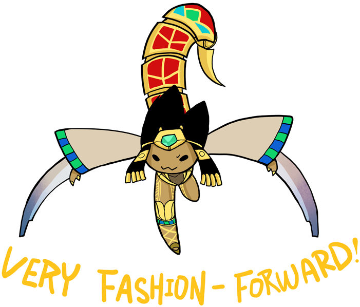 Very Fashion-forward By Zennore - Smite Zennore Chibi (800x772)