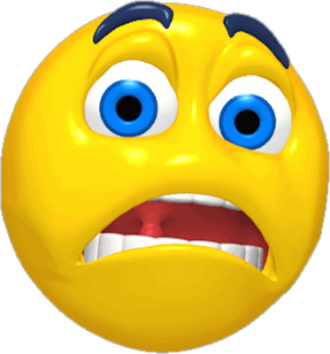 Nice Cartoon Pictures Of Scared Faces Psd Detail Worried - Scared Face Clipart (373x400)