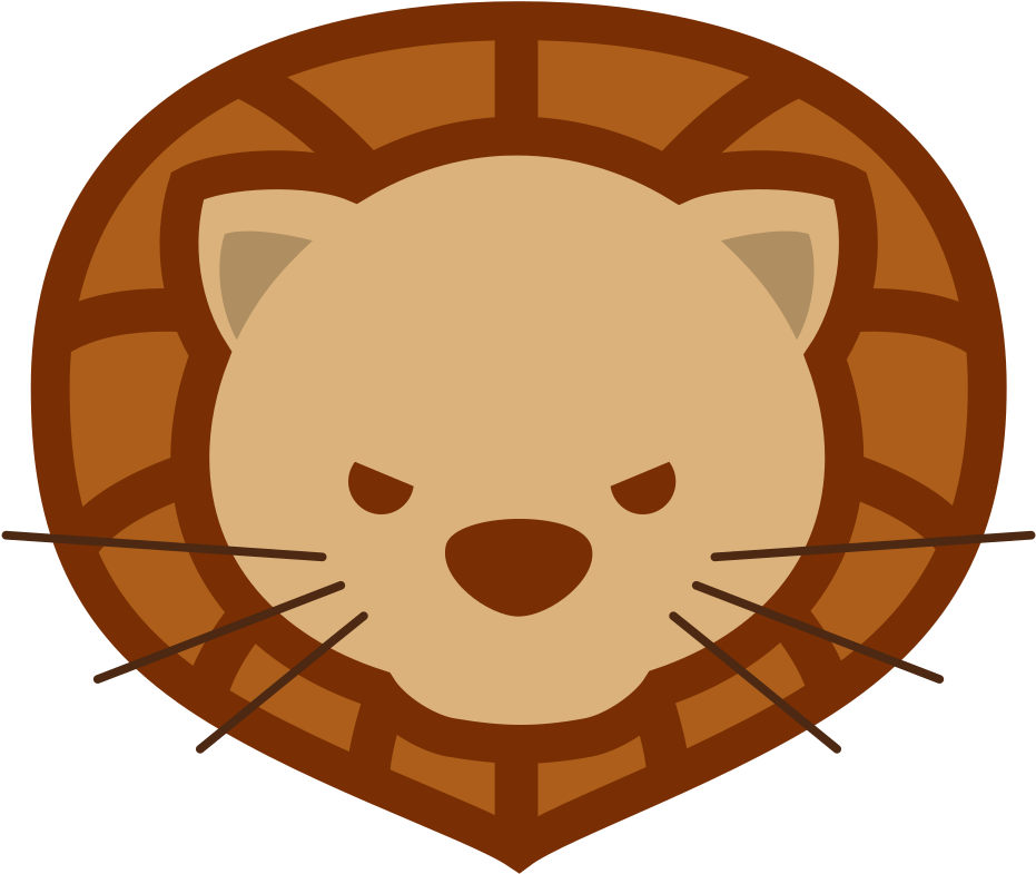 Dou Shou Qi Lion - Lion Drawing Public Domain (1000x1000)