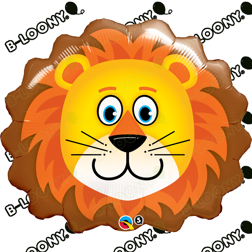30" Lovable Lion Balloon - Mylar Balloons Foil (861x861)