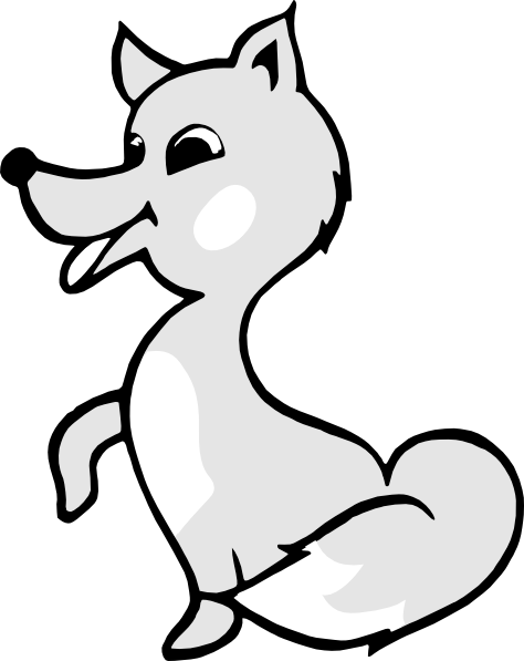 รูป วาด การ์ตูน สุนัข จิ้งจอก (474x597)