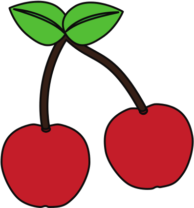 Sweet Cherries Fruit Vector Illustration - Diagrama De Venn Union (550x550)