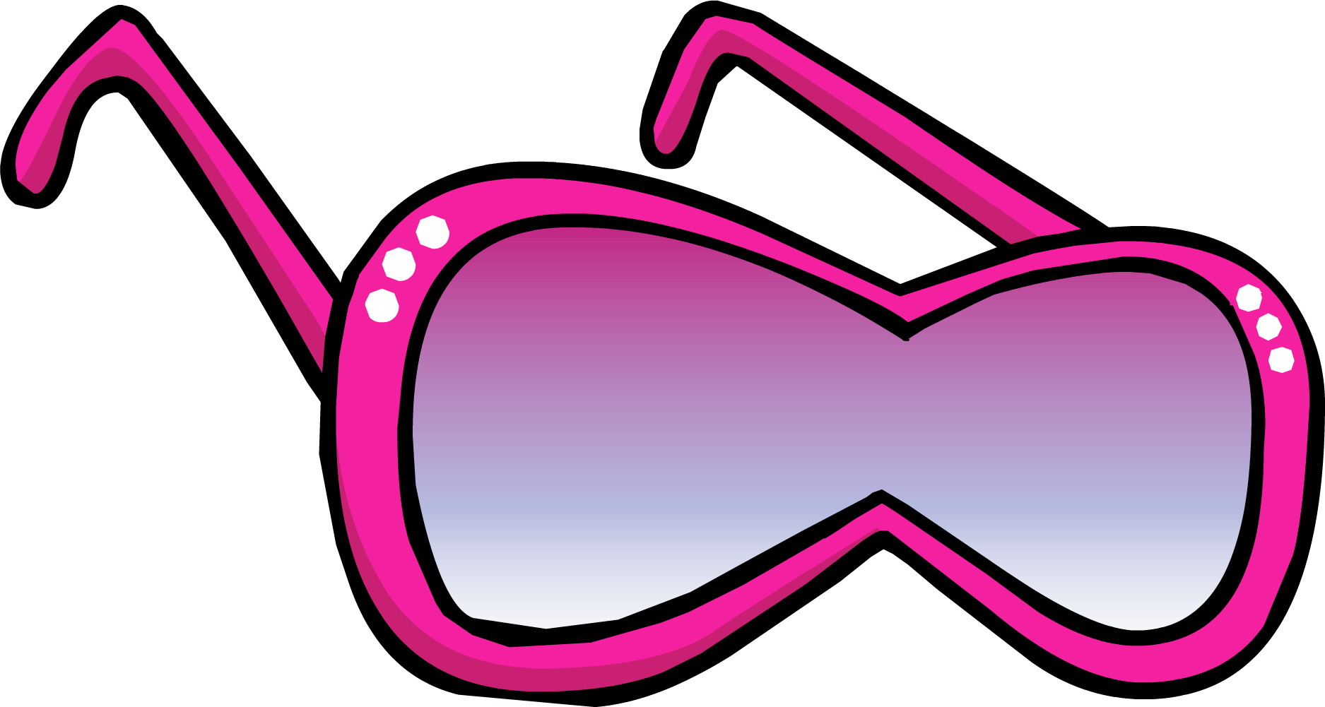 Image - Gafas De Club Penguin Png (1875x1001)