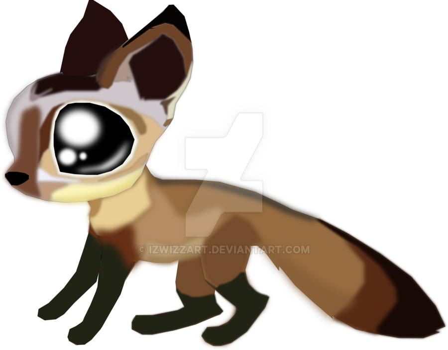 Bat Eared Fox Huggable By Izwizzart - Bat Eared Fox Art (900x704)