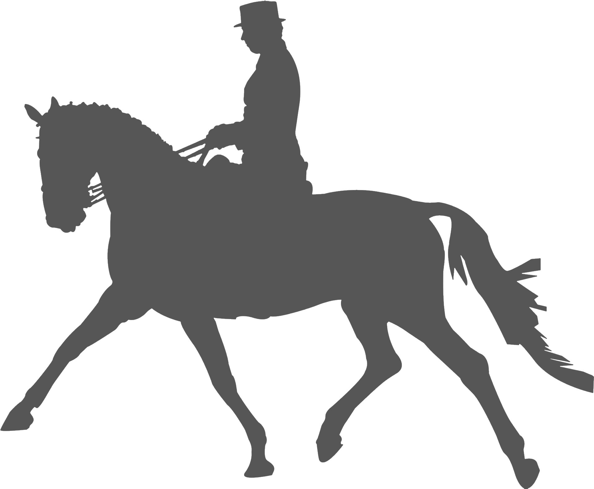 Horse Equestrianism Dressage Silhouette Clip Art - Horse Equestrianism Dressage Silhouette Clip Art (2292x2053)