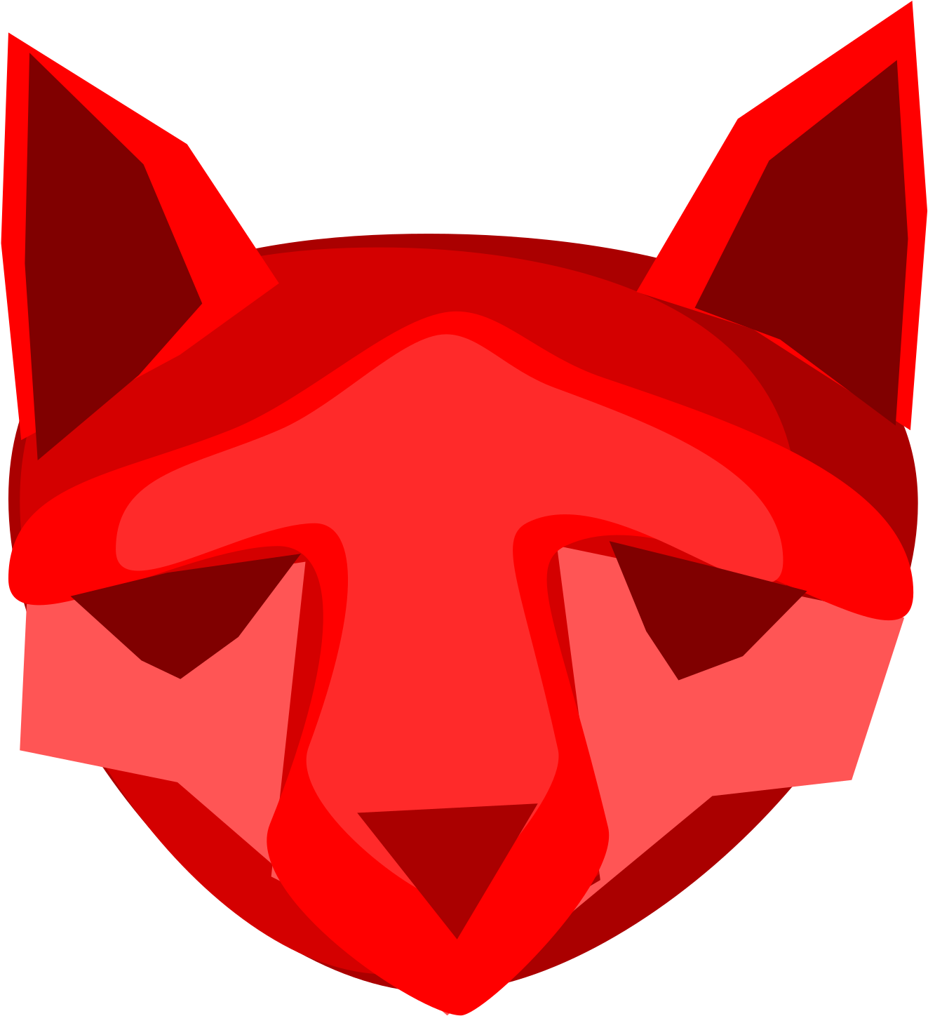 Clipart Fox Red - Fox Icon Transparent (1697x2400)
