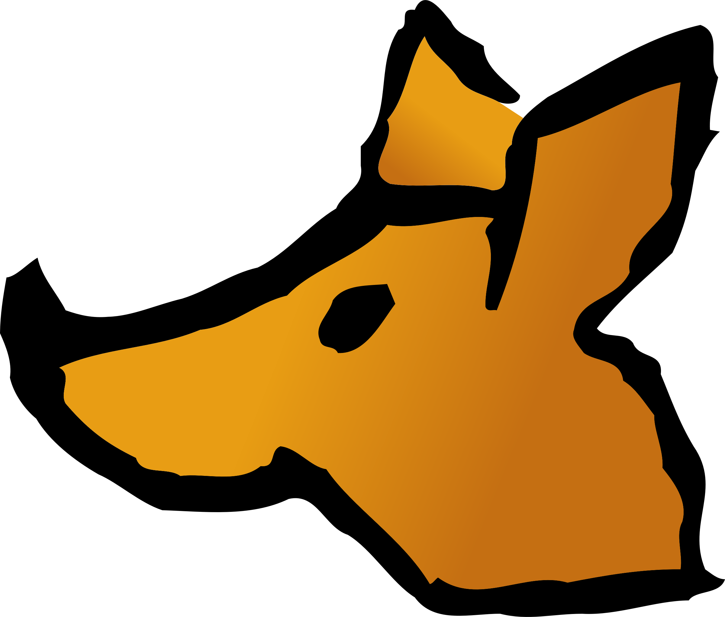 Fox Head Icon - Icon (2400x2042)