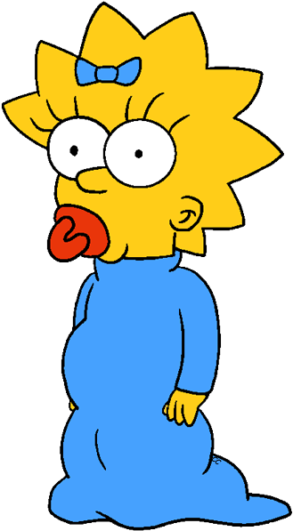 About - Simpsons Lisa And Maggie Png (337x603)