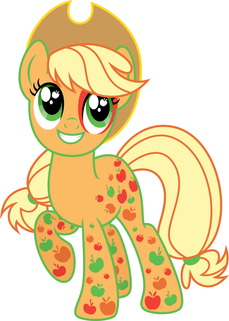 My Little Pony Friendship Is Magic Applejack Cutie - Applejack Cutie Mark Magic (756x1057)