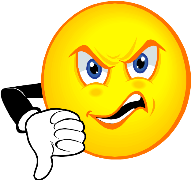 Far-right Media Fox, Limbaugh, Drudge Are In Decline - Smiley Face Thumbs Down (624x588)